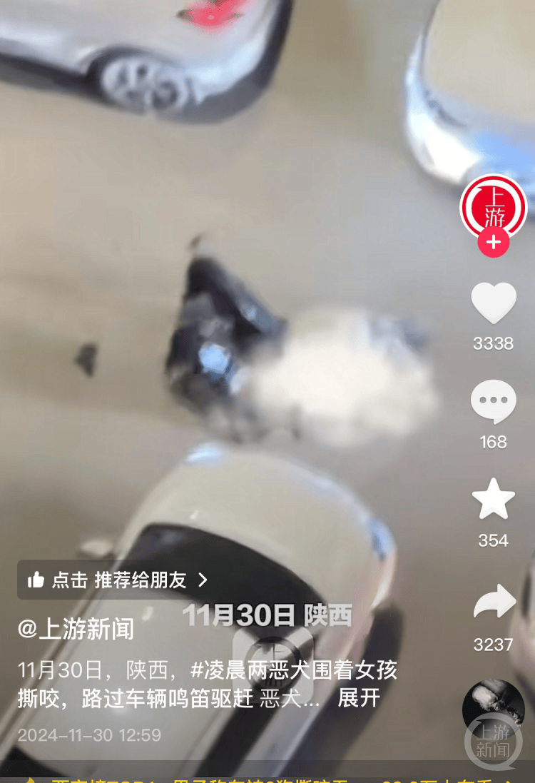 体育皇冠信用网_西安西郊两只大型犬围咬一女子被路过车辆驱赶体育皇冠信用网,知情者:狗主人已接受调查