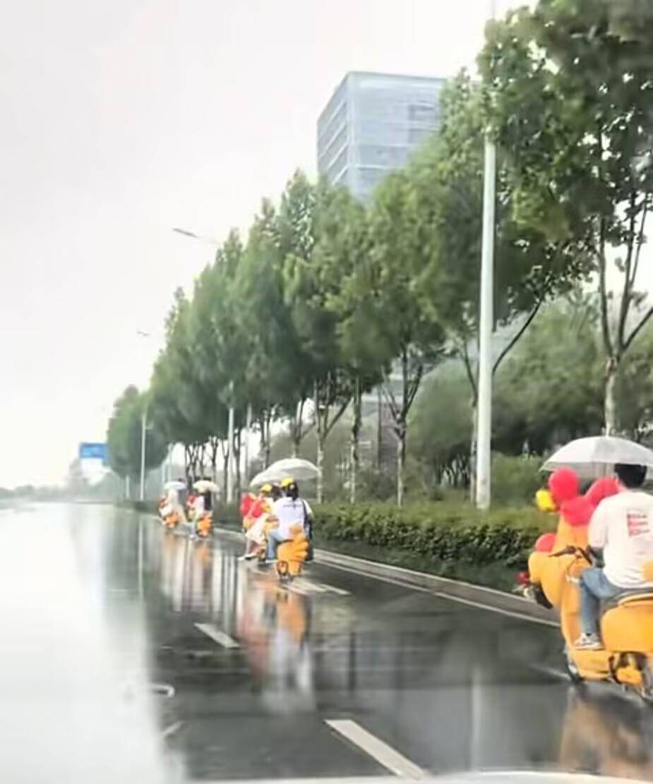 皇冠体育App下载
_合肥一对新人雨中骑“鸡动车”去结婚皇冠体育App下载
，新人：很浪漫，挺有氛围