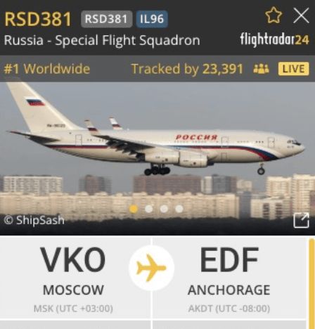 皇冠信用網在哪里注册
_俄专机穿过极地抵达阿拉斯加皇冠信用網在哪里注册
,美俄会谈地“全副武装”:数百特工入驻,安保规则曝光